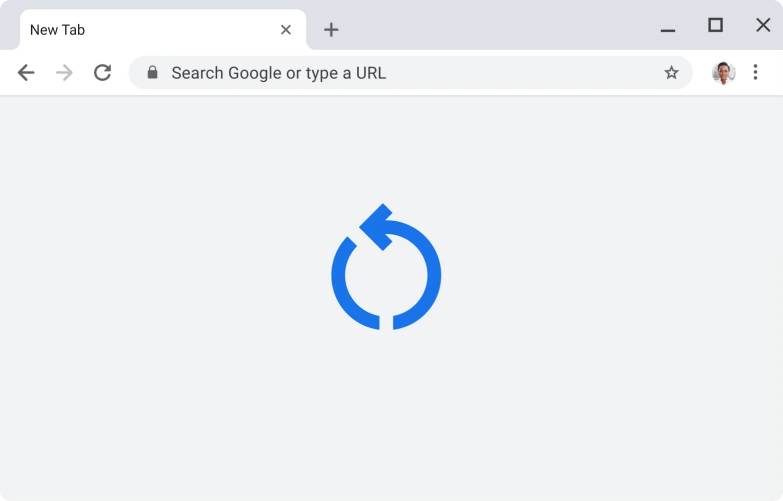 Wordt automatisch geüpdatet Chrome-UI met icoon voor toepassen van update