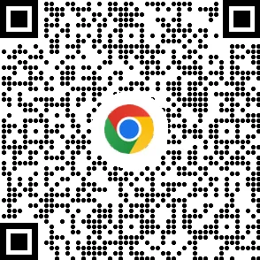 QR-code om de Chrome-browser te downloaden naar mobiele apparaten