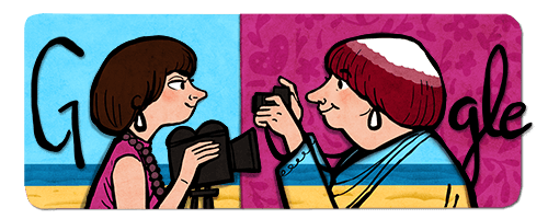 Doodle ter ere van Agnès Varda